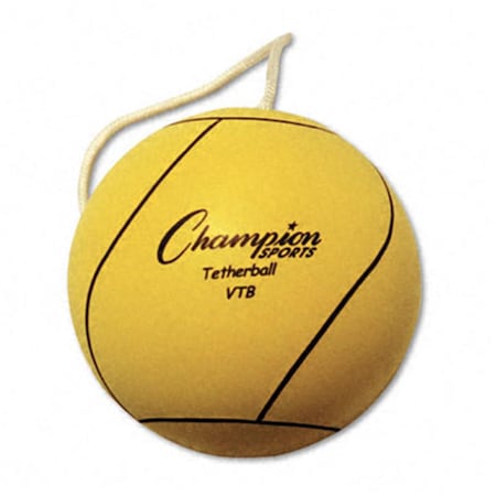Champion Sports Champion Sport Tether Ball Rubber/Nylon Optic Yellow CH32197